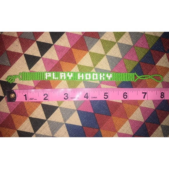 HP🎉 Kate Spade ‘Play Hooky’ Green Beaded Bracelet - Picture 2 of 5